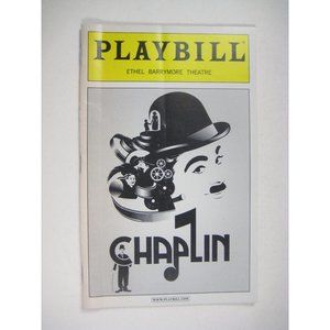 Chaplin Playbill Broadway Musical based on Charlie Chaplin NYC Rob McClure 2012